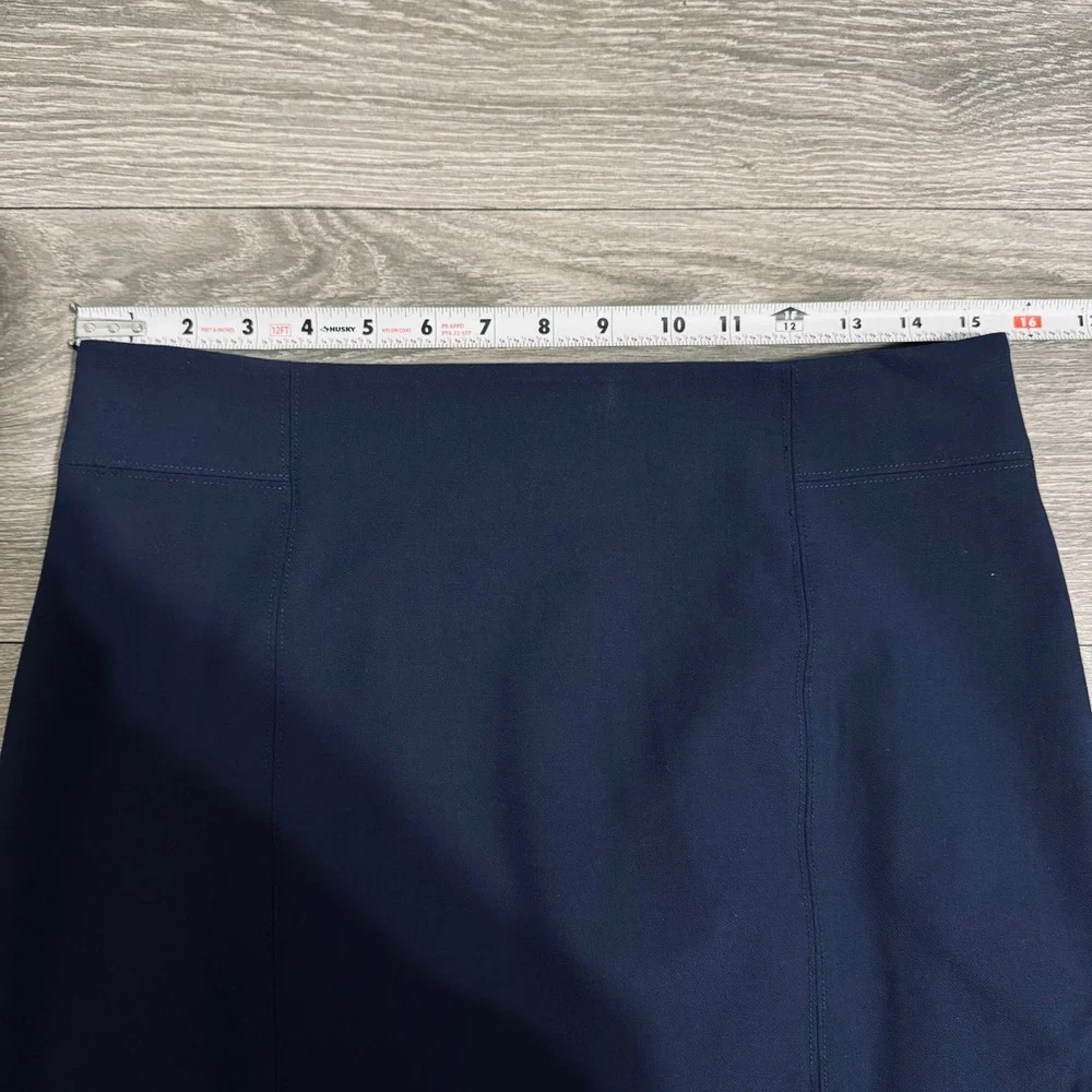 Ann Taylor Women Navy Blue Career Pencil‎ Skirt Business Office Workwear Size 6